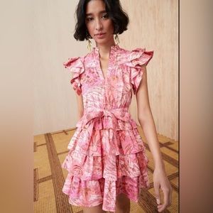 Ulla Johnson Lulua Dress - Camellia Pink